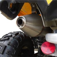 GPR exhaust compatible with  Can Am Outlander 1000 MAX XMR XTP 2012-2023, Deeptone Atv, Homologated legal slip-on exhaust including removable db killer and link pipe 