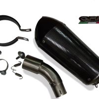 GPR exhaust compatible with  Bmw C 600 Sport 2012-2016, Gpe Ann. Poppy, Homologated legal slip-on exhaust including removable db killer and link pipe 