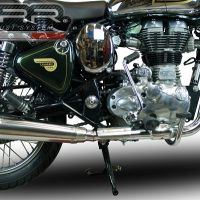 GPR exhaust compatible with  Royal Enfield Classic - Bullet Efi 500 2009-2016, Vintacone, Homologated legal slip-on exhaust including removable db killer, link pipe and catalyst 