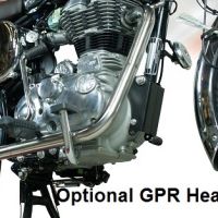 GPR exhaust compatible with  Royal Enfield Classic - Bullet Efi 500 2009-2016, Decatalizzatore, Decat pipe 