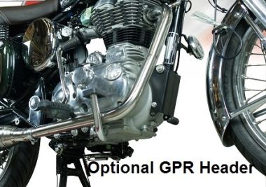 GPR exhaust compatible with  Royal Enfield Classic - Bullet Efi 500 2009-2016, Decatalizzatore, Decat pipe 