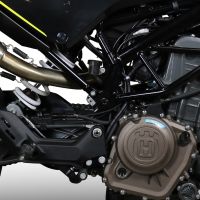 GPR exhaust compatible with  Husqvarna Svartpilen 401 2018-2019, M3 Poppy , Homologated legal Mid-full system exhaust, including removable db killer and catalyst  