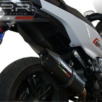 GPR exhaust compatible with  Bmw C 650 Sport 2016-2020, Furore Evo4 Nero, Homologated legal slip-on exhaust including removable db killer and link pipe 