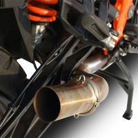 GPR exhaust compatible with  Ktm LC 8 Super Adventure 1290 - S - R - T 2017-2020, Decatalizzatore, Decat pipe 