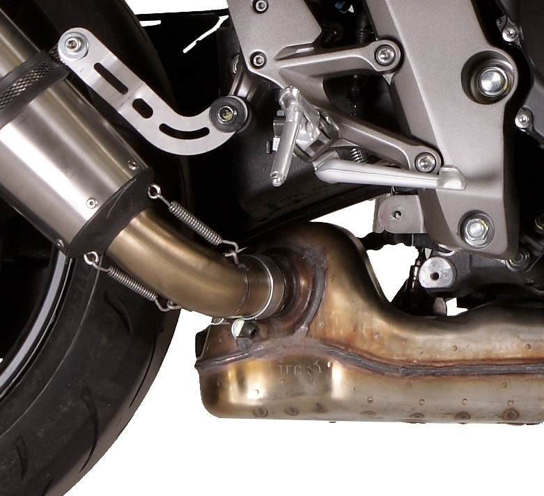 GPR exhaust compatible with  Honda Cb 1000 R  2008-2014, Satinox , Homologated legal slip-on exhaust including removable db killer and link pipe 