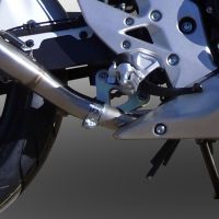 GPR exhaust compatible with  Honda Cb 500 F 2013-2015, Powercone Evo, Homologated legal slip-on exhaust including removable db killer and link pipe 