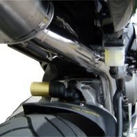 GPR exhaust compatible with  Honda Cbr 1000 Rr 2004-2007, Deeptone Inox, Homologated legal slip-on exhaust including removable db killer and link pipe 