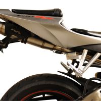 GPR exhaust compatible with  Honda Cbr 600 Rr  2007-2018, Deeptone Inox, Homologated legal slip-on exhaust including removable db killer and link pipe 