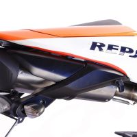 GPR exhaust compatible with  Honda Cbr 600 Rr  2003-2004, Tiburon Titanium, Homologated legal slip-on exhaust including removable db killer and link pipe 