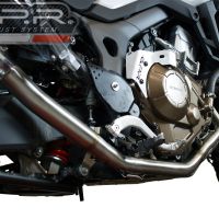 GPR exhaust compatible with  Honda Crf 1000 L Africa Twin 2018-2020, Decatalizzatore, Decat pipe 