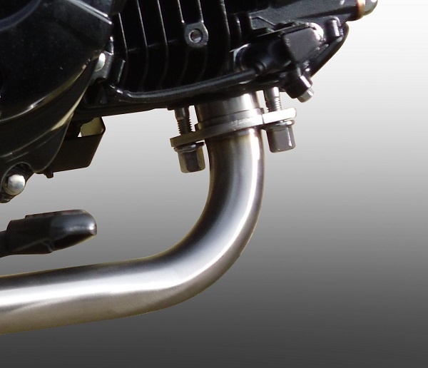 GPR exhaust compatible with  Honda Msx - Grom 125  2013-2017, Satinox , Homologated legal full system exhaust, including removable db killer and catalyst 