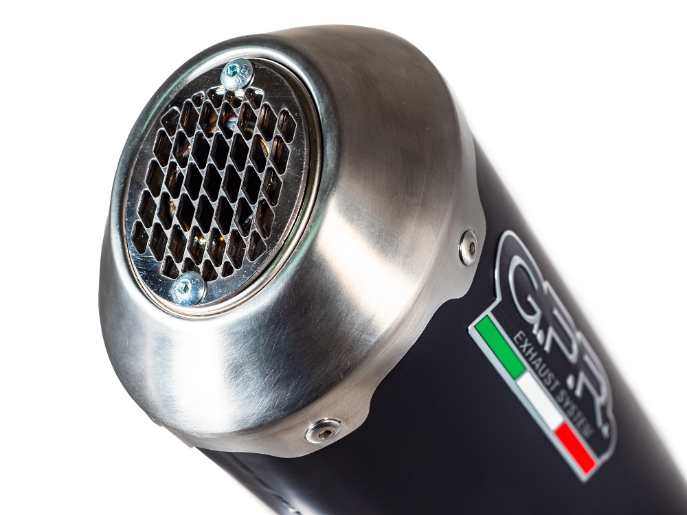 GPR exhaust compatible with  Honda Sh 350 I.E. 2021-2023, Evo4 Road, Homologated legal slip-on exhaust including removable db killer, link pipe and catalyst 