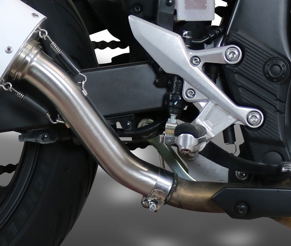 GPR exhaust compatible with  Honda CB500 HORNET 2024-2025, M3 Poppy , Homologated legal slip-on exhaust including removable db killer and link pipe 