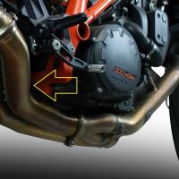 GPR exhaust compatible with  Ktm Super Duke 1290 GT 2022-2024, Decatalizzatore, Decat pipe 