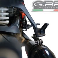 GPR exhaust compatible with  Ktm Super Duke 1290 R  2017-2019, GP Evo4 Poppy, Homologated legal slip-on exhaust including removable db killer and link pipe 