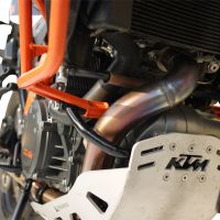 GPR exhaust compatible with  Ktm LC 8 Super Adventure 1290 - S - R - T 2017-2020, Decatalizzatore, Decat pipe 