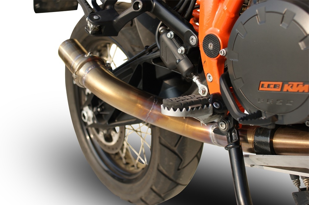 GPR exhaust compatible with  Ktm LC 8 Super Adventure 1290 - S - R - T 2017-2020, Decatalizzatore, Decat pipe 