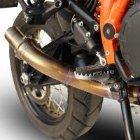 GPR exhaust compatible with  Ktm LC 8 Super Adventure 1290 - S - R - T 2017-2020, Decatalizzatore, Decat pipe 