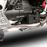 GPR exhaust compatible with  Moto Guzzi V85 TT 2019-2020, Decatalizzatore, Decat pipe 