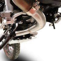 GPR exhaust compatible with  Moto Guzzi V85 TT 2019-2020, Decatalizzatore, Decat pipe 