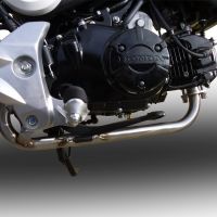 GPR exhaust compatible with  Honda Msx - Grom 125  2013-2017, Satinox , Homologated legal full system exhaust, including removable db killer and catalyst 