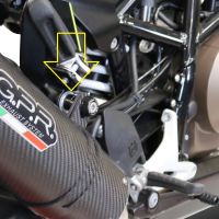 GPR exhaust compatible with  Husqvarna Svartpilen 701 2018-2020, Powercone Evo, Homologated legal slip-on exhaust including removable db killer and link pipe 