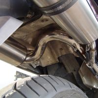 GPR exhaust compatible with  Honda Vfr 800 V-Tec 2002-2013, Albus Ceramic, Dual Homologated legal slip-on exhaust including removable db killers and link pipes 