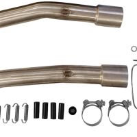 GPR exhaust compatible with  Honda Vtr 1000 Sp-1 RC51  2000-2001, Furore Poppy, Dual Homologated legal slip-on exhaust including removable db killers and link pipes 