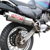 GPR exhaust compatible with  Yamaha Xtz 750 Supertenere 1989-1997, Trioval, Homologated legal slip-on exhaust including removable db killer and link pipe 