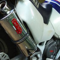 GPR exhaust compatible with  Yamaha Xtz 750 Supertenere 1989-1997, Trioval, Homologated legal slip-on exhaust including removable db killer and link pipe 