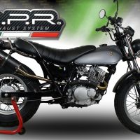 GPR exhaust compatible with  Suzuki Rv 200 Van Van 2016-2017, Furore Nero, Homologated legal slip-on exhaust including removable db killer, link pipe and catalyst 