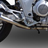 GPR exhaust compatible with  Yamaha Tdm 850 1991-2001, Furore Nero, Dual Homologated legal slip-on exhaust including removable db killers and link pipes 