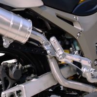 GPR exhaust compatible with  Yamaha Tdm 900 2002-2014, Furore Nero, Dual Homologated legal slip-on exhaust including removable db killers and link pipes 