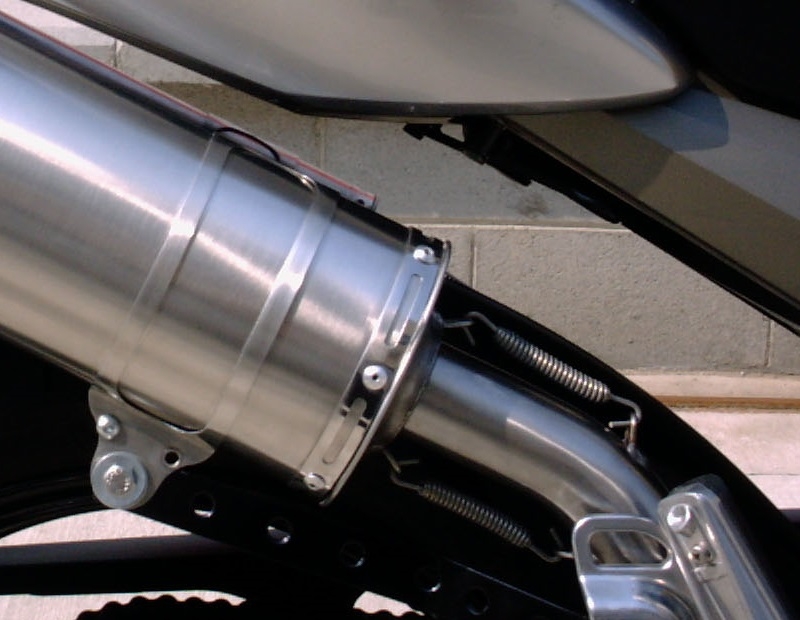 GPR exhaust compatible with  Yamaha Tdm 900 2002-2014, Furore Nero, Dual Homologated legal slip-on exhaust including removable db killers and link pipes 