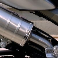 GPR exhaust compatible with  Yamaha Tdm 900 2002-2014, Furore Nero, Dual Homologated legal slip-on exhaust including removable db killers and link pipes 