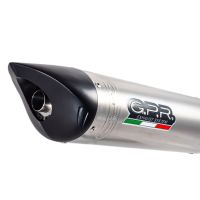 GPR exhaust compatible with  Benelli Tnt 1130 2008-2016, Tiburon Titanium, Homologated legal slip-on exhaust including removable db killer and link pipe 