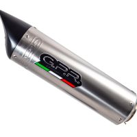 GPR exhaust compatible with  Benelli Tnt 1130 2008-2016, Tiburon Titanium, Homologated legal slip-on exhaust including removable db killer and link pipe 