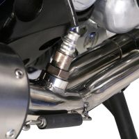 GPR exhaust compatible with  Yamaha T-Max 500 2001-2011, Gpe Ann. titanium, Homologated legal full system exhaust, including removable db killer and catalyst 