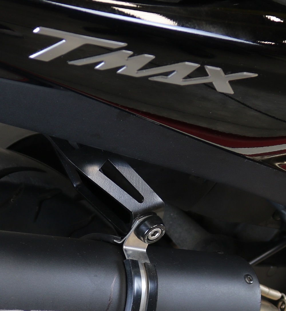 GPR exhaust compatible with  Yamaha T-Max 530 2017-2021, Furore Evo4 Nero, Homologated legal full system exhaust, including removable db killer and catalyst 