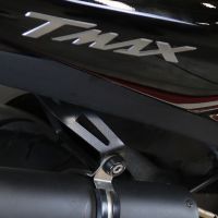 GPR exhaust compatible with  Yamaha T-Max 530 2017-2021, Furore Evo4 Nero, Homologated legal full system exhaust, including removable db killer and catalyst 