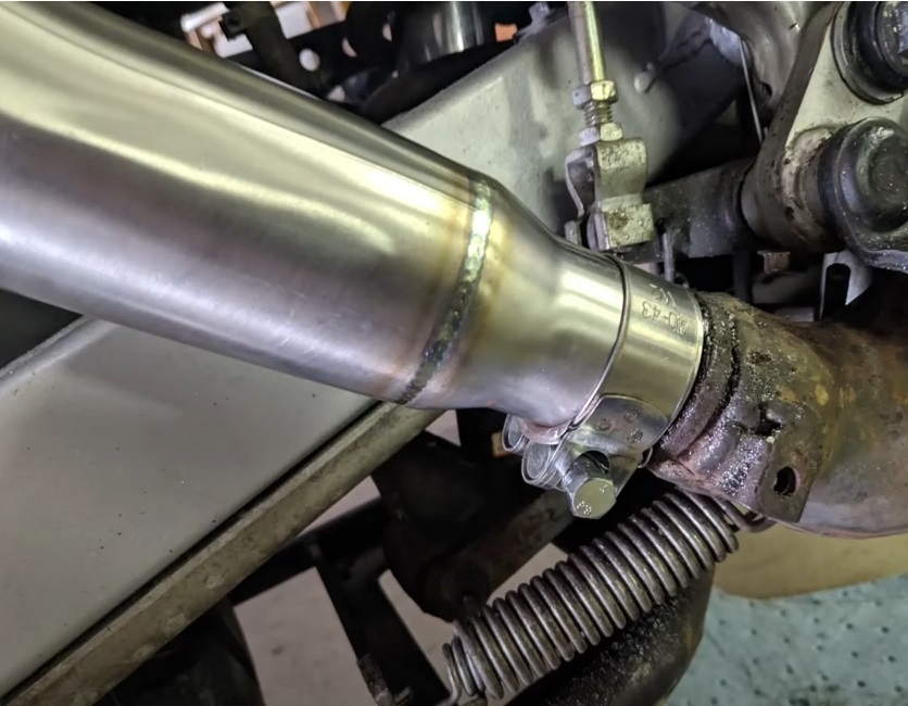 GPR exhaust compatible with  Honda Transalp Xl 600 V 1996-1999, Ghisa , Homologated legal slip-on exhaust including removable db killer and link pipe 