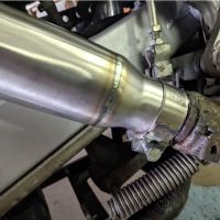 GPR exhaust compatible with  Honda Transalp Xl 600 V 1996-1999, Ghisa , Homologated legal slip-on exhaust including removable db killer and link pipe 