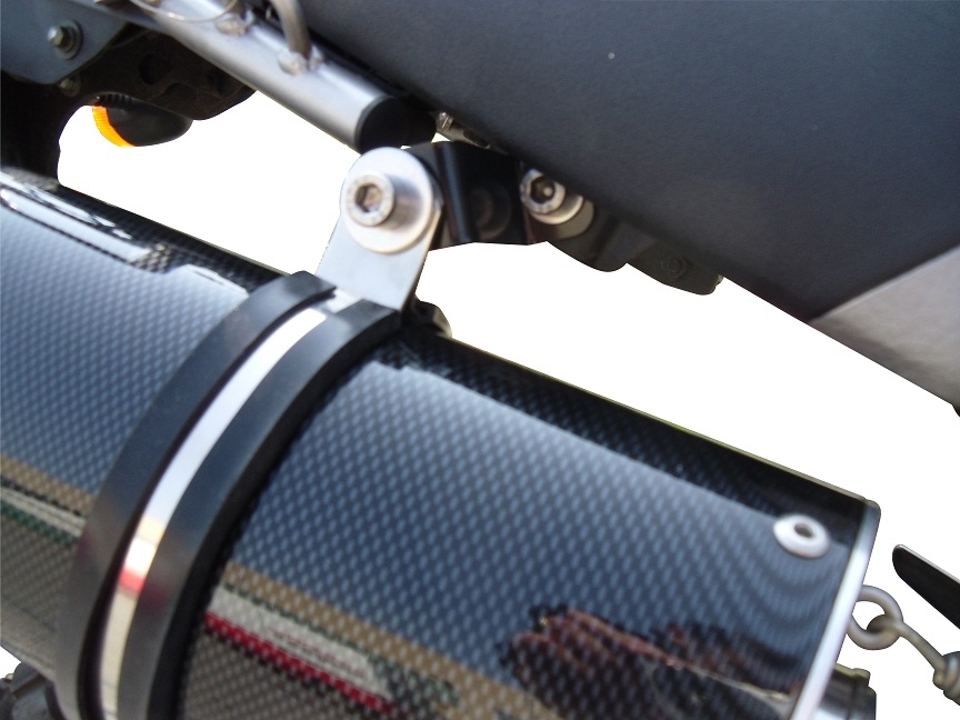 GPR exhaust compatible with  Yamaha Tricker 250 2005-2008, Furore Nero, Homologated legal slip-on exhaust including removable db killer and link pipe 