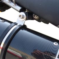 GPR exhaust compatible with  Yamaha Tricker 250 2005-2008, Furore Nero, Homologated legal slip-on exhaust including removable db killer and link pipe 