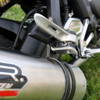 GPR exhaust compatible with  Triumph Trident 660 2021-2024, M3 Titanium Natural, full system exhaust legal for UK and non-EU countries including removable db killer 