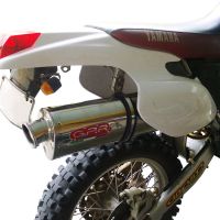 GPR exhaust compatible with  Yamaha Tt 600 R - Tt 600 E 1998-2004, Trioval, Homologated legal slip-on exhaust including removable db killer and link pipe 