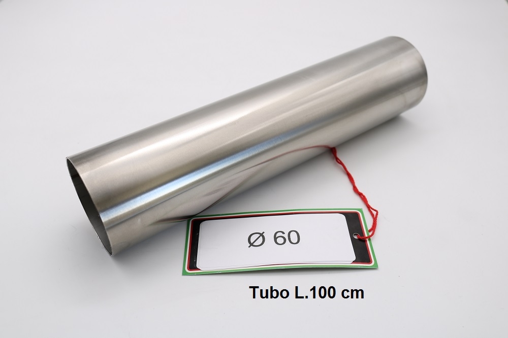 GPR exhaust compatible with  Cafè Racer Cafè Racer 1-, Tubo inox D. 60mm X 1,2mm L.1000mm,  