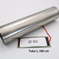 GPR exhaust compatible with  Cafè Racer Cafè Racer 1-, Tubo inox D. 60mm X 1,2mm L.1000mm,  