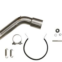 GPR exhaust compatible with  Kawasaki Versys 1000 I.E. 2019-2020, GP Evo4 Poppy, Homologated legal slip-on exhaust including removable db killer and link pipe 