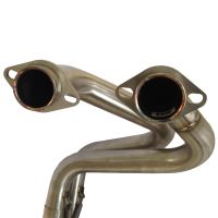 GPR exhaust compatible with  Kawasaki Er 6 N - F  2012-2016, Albus Ceramic, Homologated legal full system exhaust, including removable db killer 